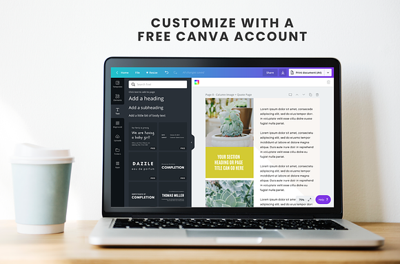 Creativepreneur eBook Canva Template in Magazine Templates - product preview 7