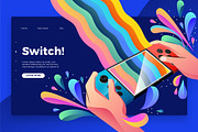 Switch - Banner & Landing Page