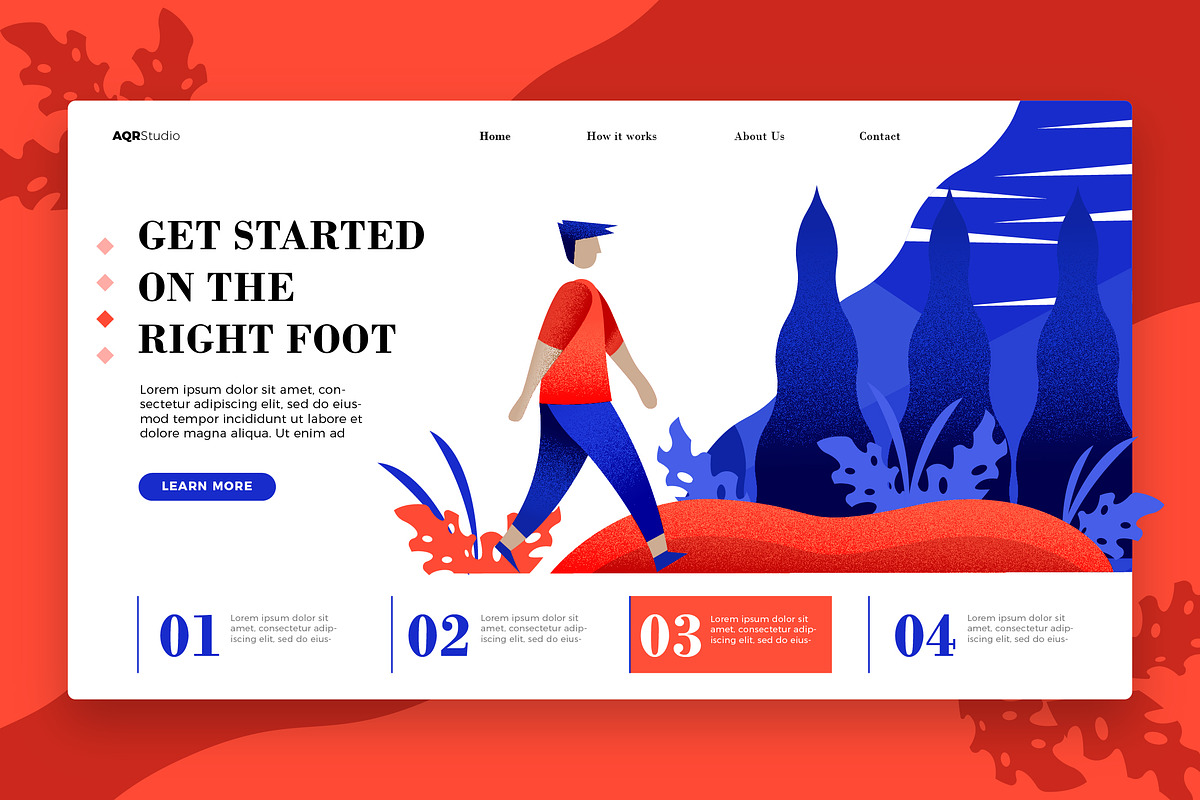 The RightFoot -Banner & Landing Page in Web Elements - product preview 8