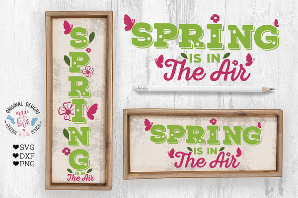 Spring is in the Air - Spring SVG