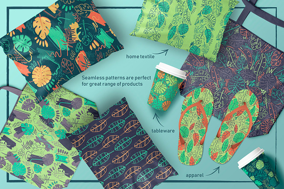 Crazy Tropics: 12 Patterns Set in Patterns - product preview 1
