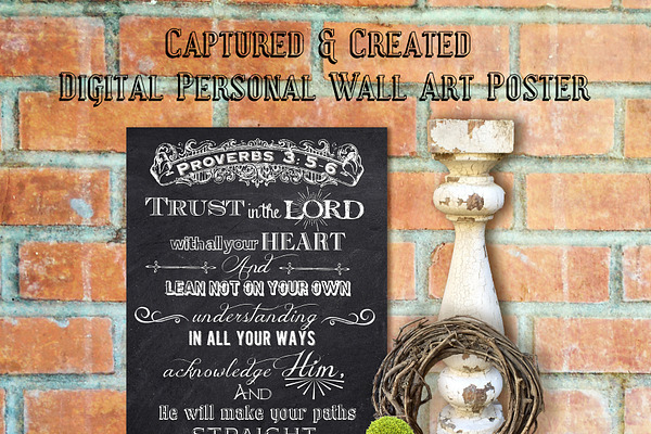 Chalkboard-Trust In The Lord