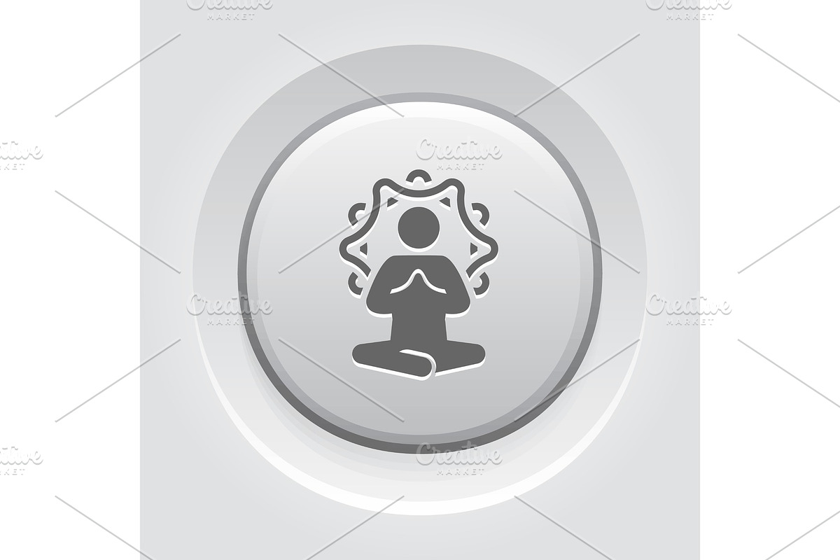Yoga Meditation Icon. Flat Design in Illustrations - product preview 8