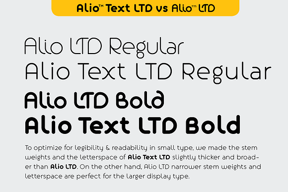 Alio™ Text LTD–Workhorse Sans Serif in Sans-Serif Fonts - product preview 9