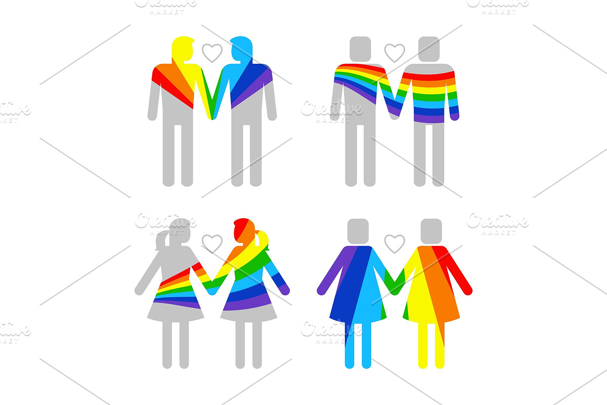 LGBT gay and lesbians, homosexuals in Graphics - product preview 8