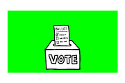 Animation Ballot Vote Paper Voting 