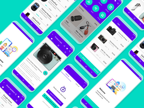 T-shop UI Kits in UI Kits and Libraries - product preview 2