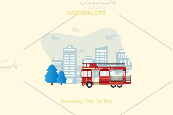 Bandung City of Indonesia Vector in Website Templates - product preview 5
