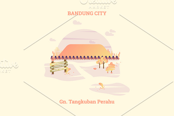 Bandung City of Indonesia Vector in Website Templates - product preview 11