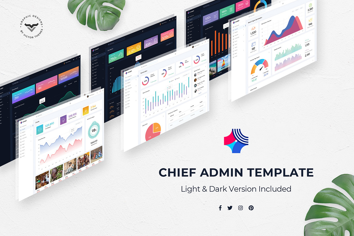 Chief - Admin Dashboard PSD Template in Website Templates - product preview 8