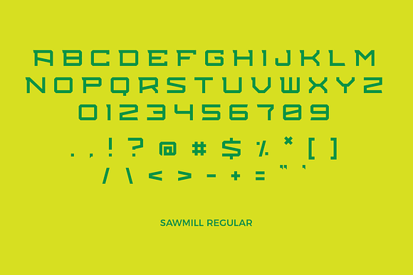 Sawmill | Athletic Display in Display Fonts - product preview 3
