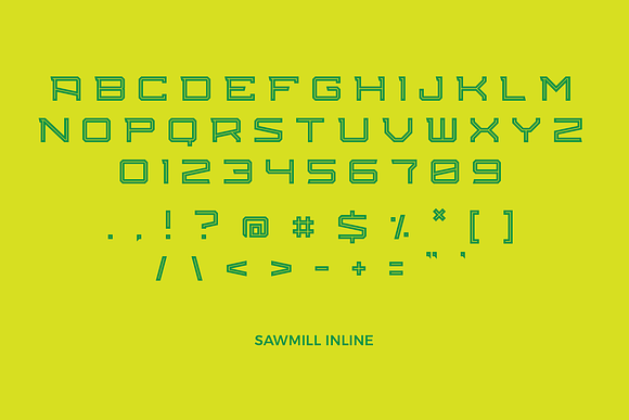 Sawmill | Athletic Display in Display Fonts - product preview 5