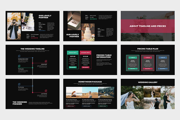 Honesa : Wedding Plan Google Slides in Google Slides Templates - product preview 5