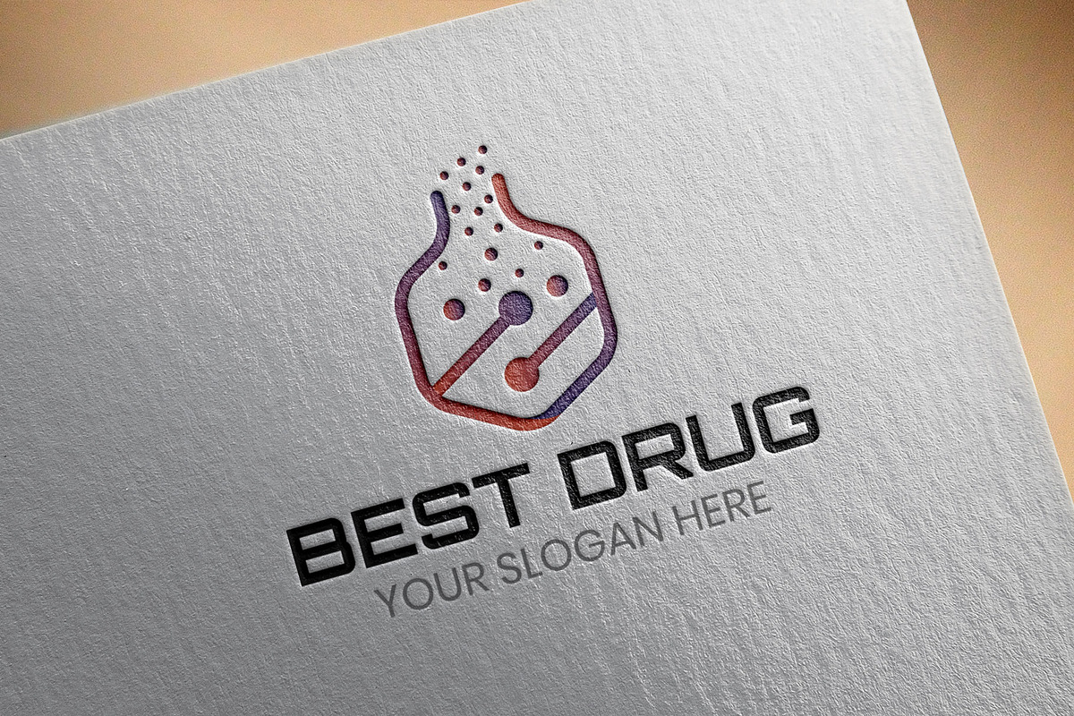 Best-Drug Logo Template in Logo Templates - product preview 8