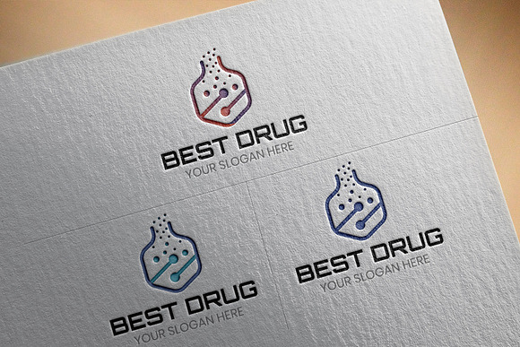 Best-Drug Logo Template in Logo Templates - product preview 3