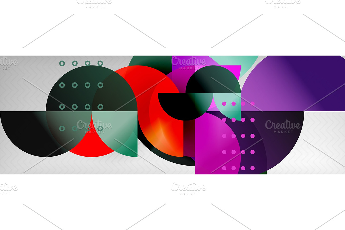 Circle background abstract. Trendy in Illustrations - product preview 8