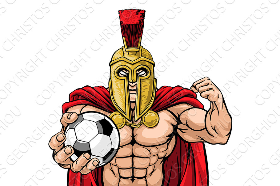 Spartan Trojan Soccer Football