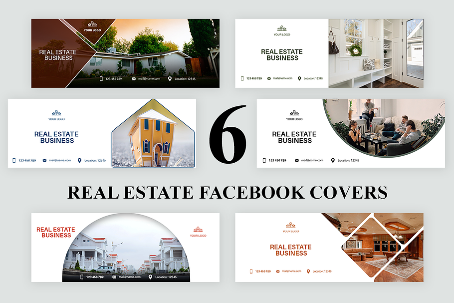 Real Estate Facebook Covers in Facebook Templates - product preview 8