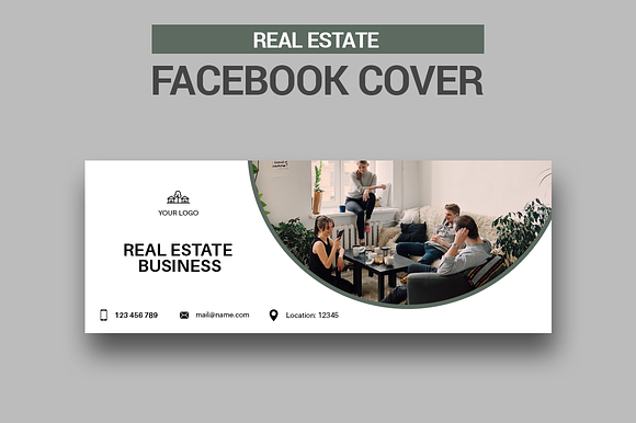 Real Estate Facebook Covers in Facebook Templates - product preview 4