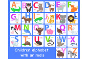 Children Alphabet with Animals