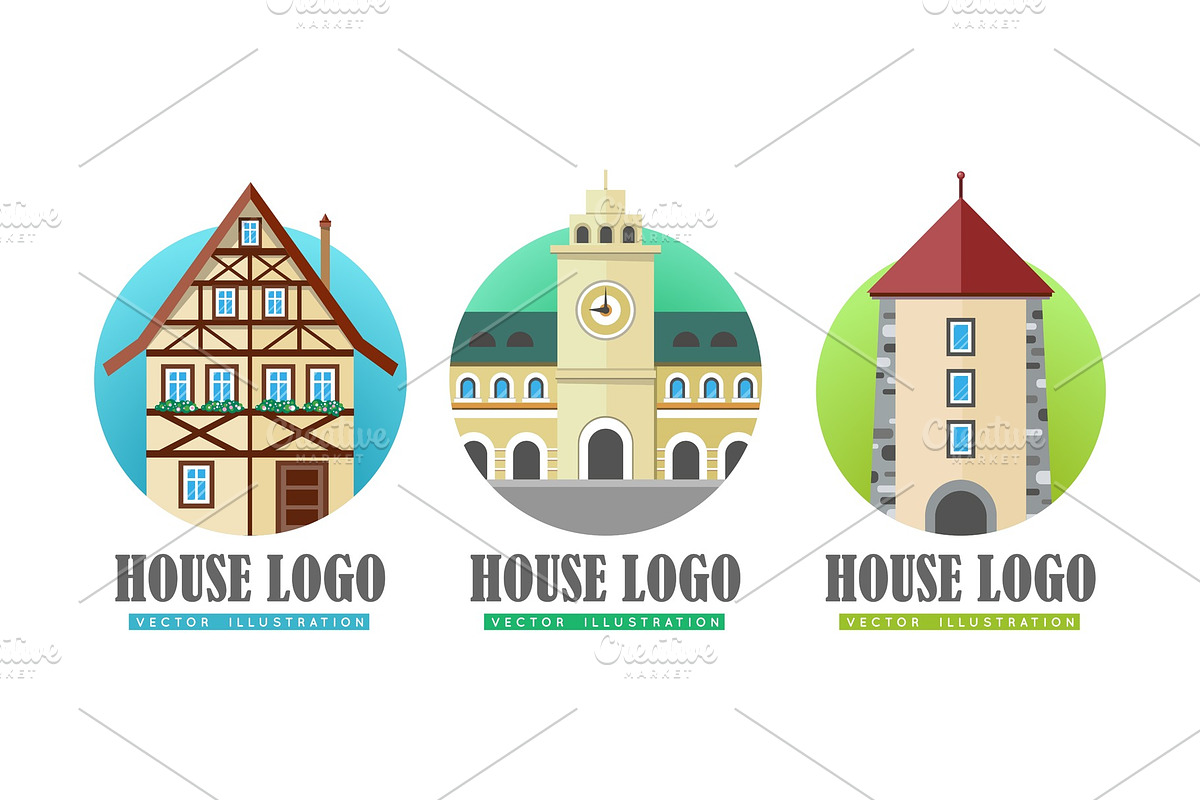 House Logo Vector Illustration Web in Illustrations - product preview 8