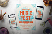 Music Festival Flyer Set
