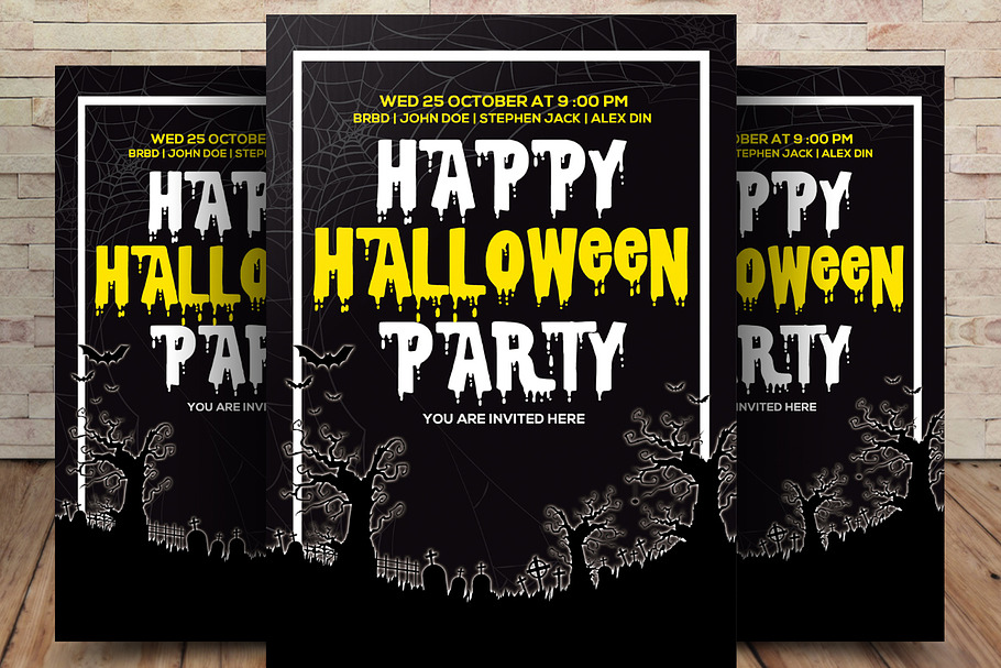 Invitation Flyer - Halloween Party