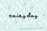 Rainy Day Brush Font