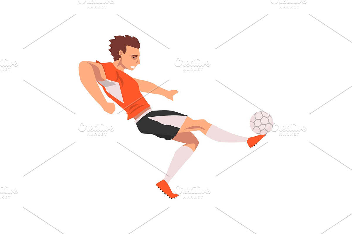 Soccer Player, Male Athlete in Illustrations - product preview 8