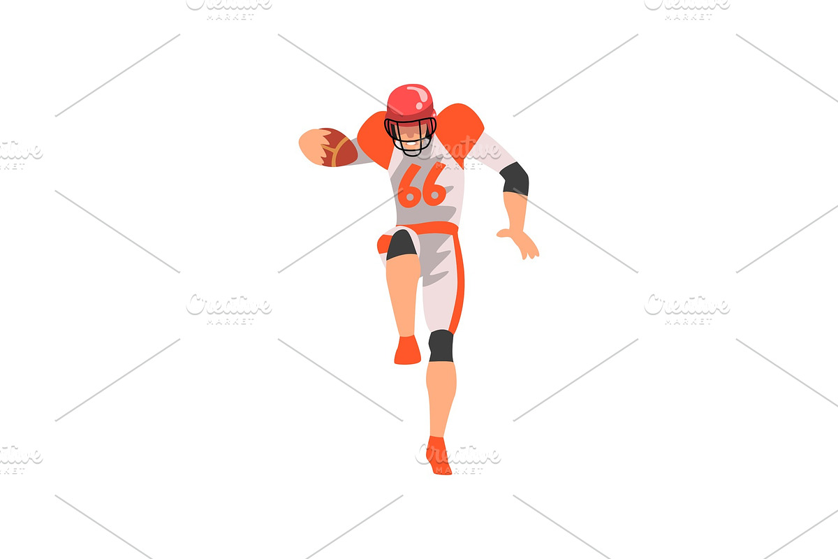 Rugby Player, Male Athlete in Illustrations - product preview 8