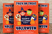 Halloween Trick or Treating Children