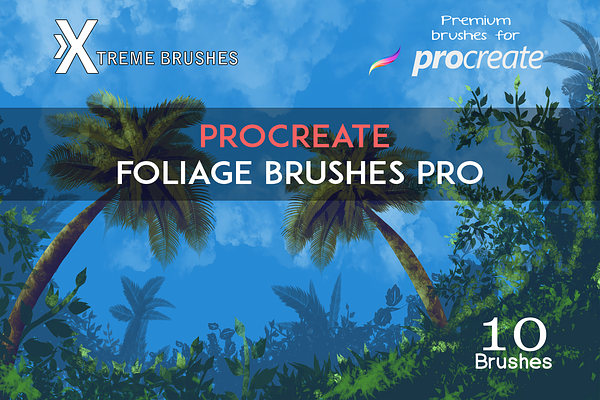Procreate Foliage Brushes PRO!