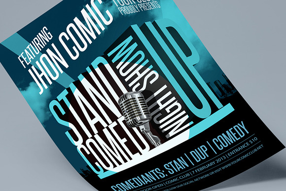 Stand Up Comedy Show Kit in Graphics - product preview 2