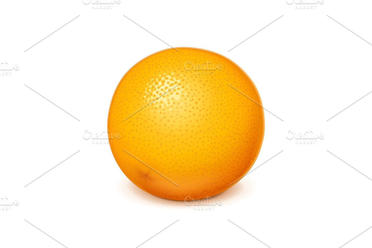 Ripe, juicy orange. Vector. in Illustrations - product preview 8