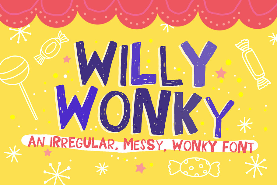 Willy Wonky Font in Display Fonts - product preview 8