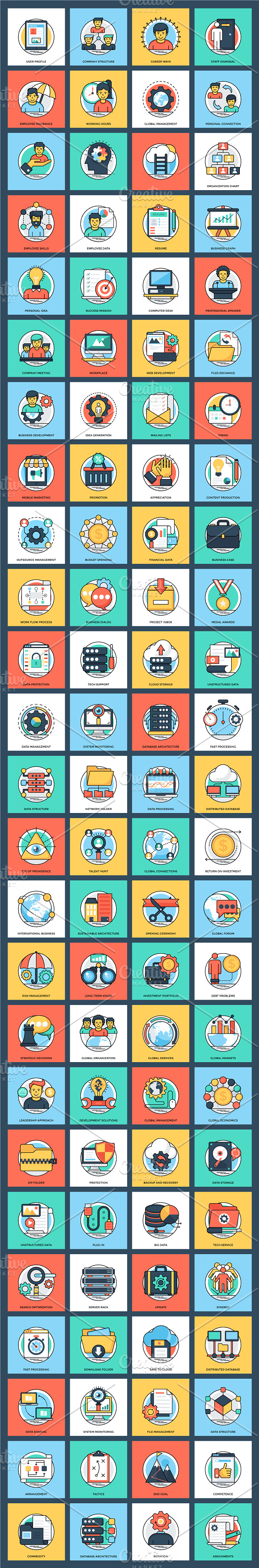 Business and Data Management Icons in Icons - product preview 1