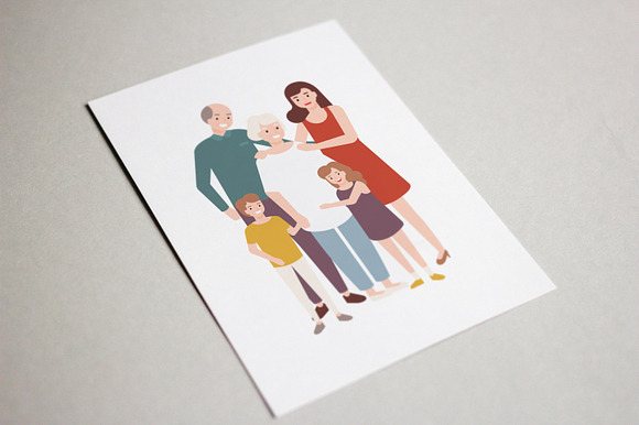 Happy elderly people in Illustrations - product preview 2