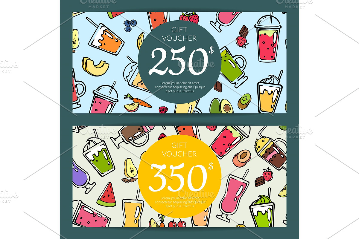Vector doodle smoothie discount or in Illustrations - product preview 8