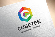 Letter C - Cubetek Logo