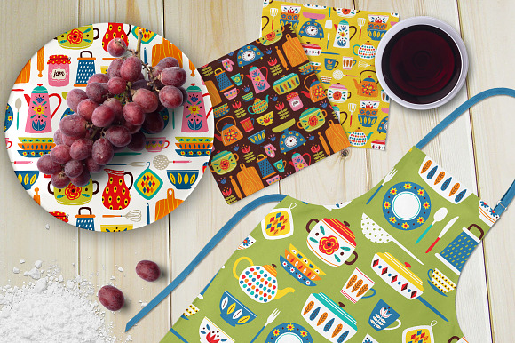 vintage kitchen collection in Illustrations - product preview 8