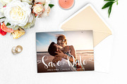 Save The Date Photo Card Template