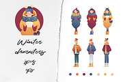 Winter characters