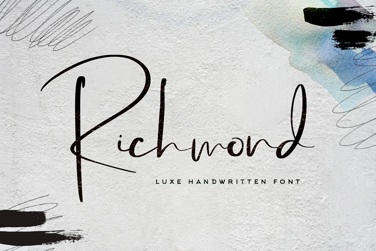 Richmond Luxury Font in Script Fonts - product preview 8