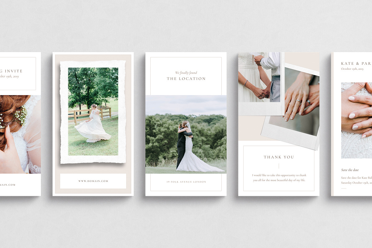Wedding Theme Instagram Stories in Instagram Templates - product preview 8