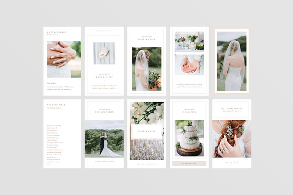 Wedding Theme Instagram Stories in Instagram Templates - product preview 6
