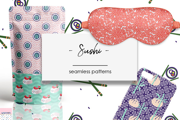 Sushi - Seamless Patterns in Patterns - product preview 5