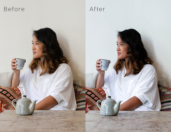 Bright White Lightroom Mobile Preset in Add-Ons - product preview 2