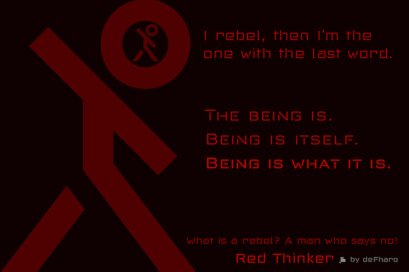 Red Thinker -2 techno fonts- in Sans-Serif Fonts - product preview 4
