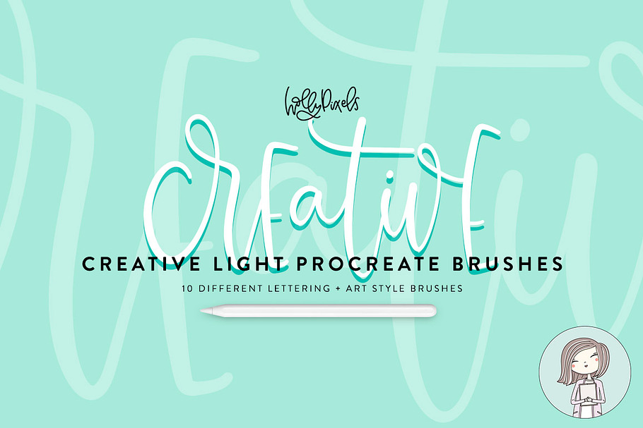 Procreate Brushes | Creative Light in Photoshop Brushes - product preview 8