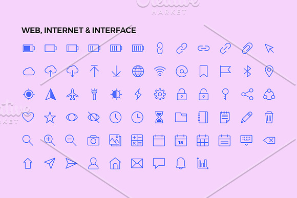 250 User Interface Line Icons in UI Icons - product preview 5